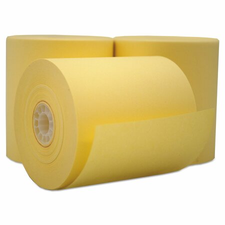 ICONEX Impact Bond Paper Rolls, 3 in. x 165 ft, Canary, 50PK PMCN3165C